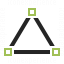 Vector Triangle Icon 64x64