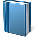 Book Blue Icon 128x128