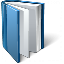 Book Blue Open Icon 128x128