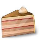 Cake Slice Icon 128x128