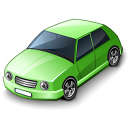 Car Compact Green Icon 128x128