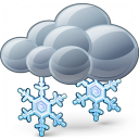Cloud Snow Icon 128x128