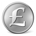 Currency Pound Icon 128x128