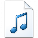 Document Music Icon 128x128