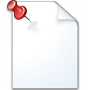 Document Pinned Icon 128x128