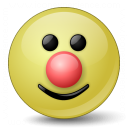 Emoticon Clown Icon 128x128
