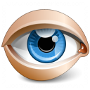 Eye Blue Icon 128x128