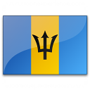 Flag Barbados Icon 128x128
