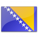 Flag Bosnia And Herzegovina Icon 128x128