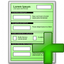 Form Green Add Icon 128x128
