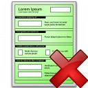 Form Green Delete Icon 128x128