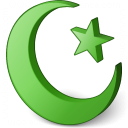 Islamic Crescent Icon 128x128