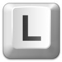 Keyboard Key L Icon 128x128