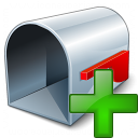 Mailbox Empty Add Icon 128x128