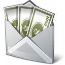 Money Envelope Icon 128x128