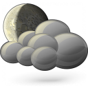 Moon Cloud Icon 128x128