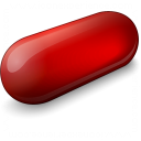 Pill 2 Red Icon 128x128