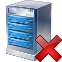 Server Delete Icon 128x128