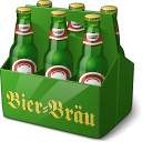 Sixpack Beer Icon 128x128