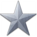 Star Grey Icon 128x128