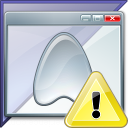 Window Application Enterprise Warning Icon 128x128