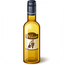 Wine White Bottle Icon 128x128