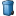 Waste Container Blue Icon 16x16