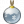 Christmas Ball Silver Icon 24x24