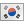 Flag South Korea Icon 24x24