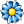 Flower Blue Icon 24x24
