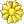 Flower Yellow Icon 24x24