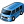 Minibus Blue Icon 24x24