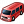 Minibus Red Icon 24x24