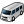 Minibus White Icon 24x24