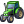 Tractor Green Icon 24x24