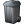 Waste Container Grey Icon 24x24