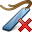 Bookmark Blue Delete Icon 32x32