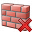 Brickwall Delete Icon 32x32