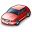 Car Compact Red Icon 32x32
