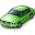 Car Sedan Green Icon 32x32