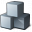 Cubes Grey Icon 32x32