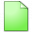 Document Plain Green Icon 32x32