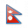 Flag Nepal Icon 32x32