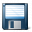 Floppy Disk Blue Icon 32x32