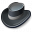 Hat Black Icon 32x32
