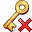 Key Delete Icon 32x32