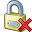 Lock Delete Icon 32x32