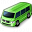 Minibus Green Icon 32x32