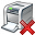 Printer Delete Icon 32x32