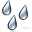 Rain Drops Icon 32x32